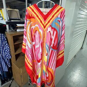 Brightly colored poncho/tunic